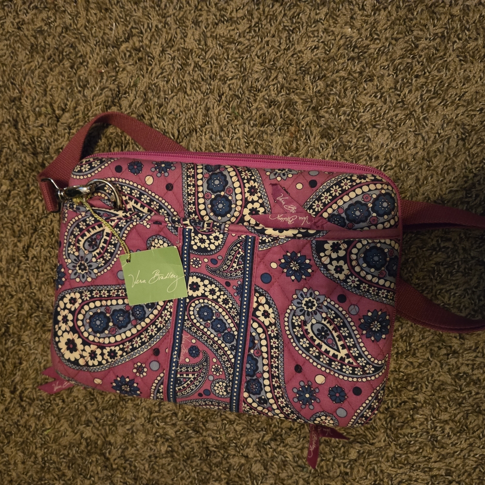 Vera Bradley Pink and Blue Paisley Laptop Case